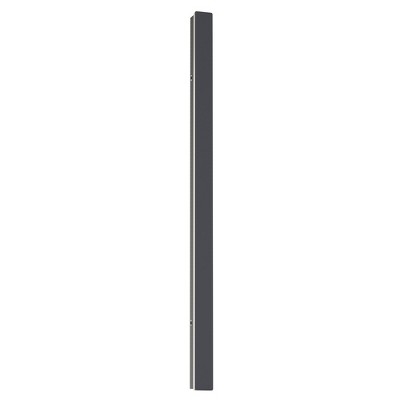 DORESshop 1-Light Black Modern Integrated LED Outdoor Wall Light, Waterproof 3000K Warm White Porch Sconce