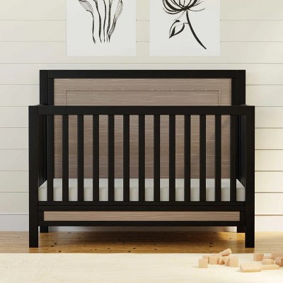 eLite Beau 3-in-1 Convertible Crib Honey