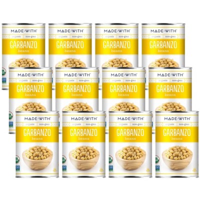 Made With Organic Garbanzo Beans - Case of 12/15 oz