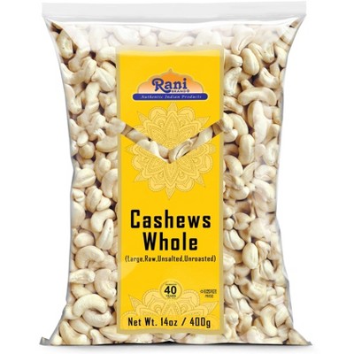 Raw Cashews Whole (uncooked, unsalted) - Rani Brand Authentic Indian Products