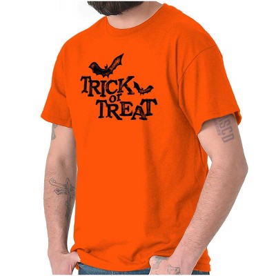 Happy Halloween Trick or Treat Bats Graphic T Shirt Men or Women Brisco Brands