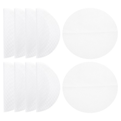 Unique Bargains Mesh Reusable Round Non-Stick Baking Mats