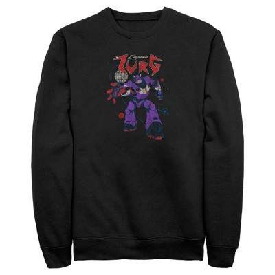 Men's Lightyear Emperor Zurg Distressed Sweatshirt