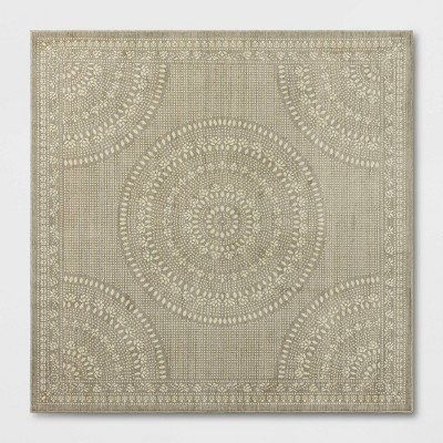 Butterfield Woven Novelty Area Rug Navy - Threshold™