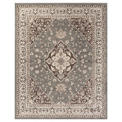 Traditional Vintage Medallion Floral Scroll Indoor Area Rug by Blue Nile Mills