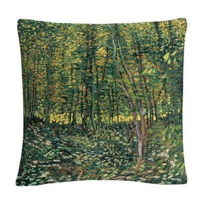 Van Gogh 16 X 16 Decorative Throw Pillow by Trademark Fine Art