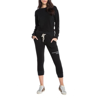 n:philanthropy Womens Forever Crop Athletic Jogger Pants