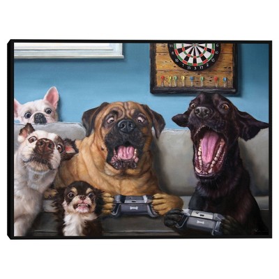 Gamers Unframed Wall Canvas - Masterpiece Art Gallery: Modern Style, MDF & Canvas Material, Animal Art Subject, 18x24 Size