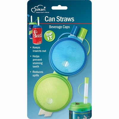 Jokari Soda Straws for Cans - 6 Sets
