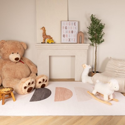 Rug Branch Kids Boho Soft Playmat Indoor Soft Area Rug
