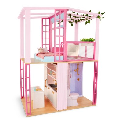 Our Generation Lovely Loft Dollhouse & Furniture Playset for 18" Dolls: Includes 63-Piece Accessories Set