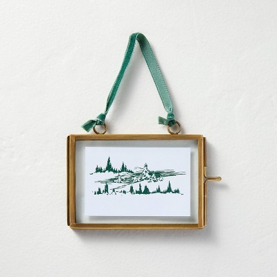 Brass and Glass Landscape Frame Ornament - Hearth & Hand™ with Magnolia