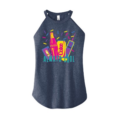 Women's - Coca-Cola - 90's Retro Style Graphic High Neck Tank