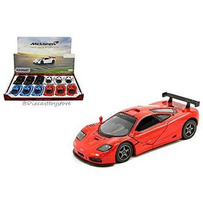 KiNSMART 1995 McLaren F1 GTR SetOf4 5 Inch 1:34 Scale Die Cast Metal Model Toy Race Car