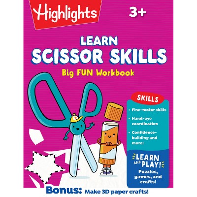 Learn Scissor Skills Big Fun Workbook - (Paperback)