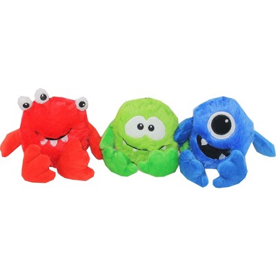 Multipet Plush Monsters with Large Squeaker