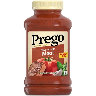 Prego Pasta Sauce Italian Tomato Sauce with Meat - 45oz