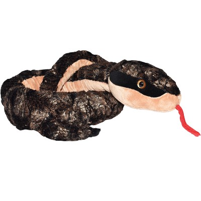 Wild Republic Plush Snake  Metal Copper Snake Stuffed Animal, 54 Inches