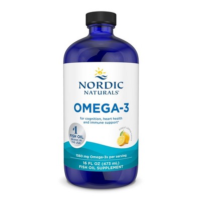 Nordic Naturals Omega-3 Lemon - Cognition, Heart Health, and Immune Support