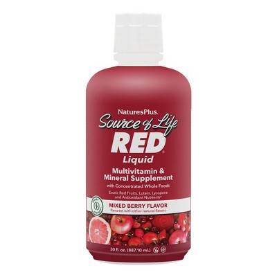 Source of Life Red Liquid by Nature's Plus  -  30 Fl oz Liquid