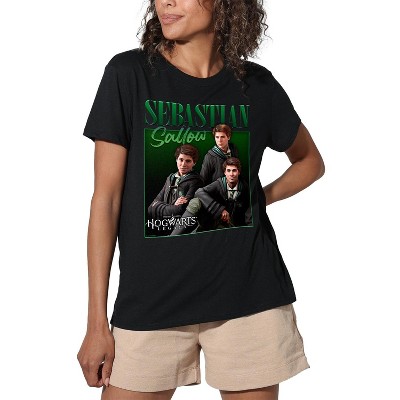 Hogwarts Legacy Sebastian Sallow Collage Women's Loose T-Shirt