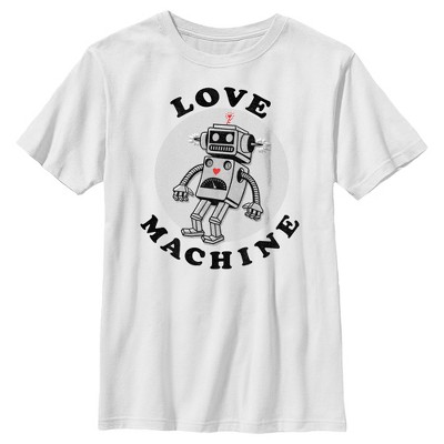 Boy's Lost Gods Love Bot Machine T-Shirt