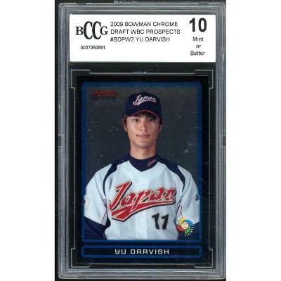 Yu Darvish Rookie Card 2009 Bowman Chrome Draft WBC Prospects #BDPW2 BGS BCCG 10