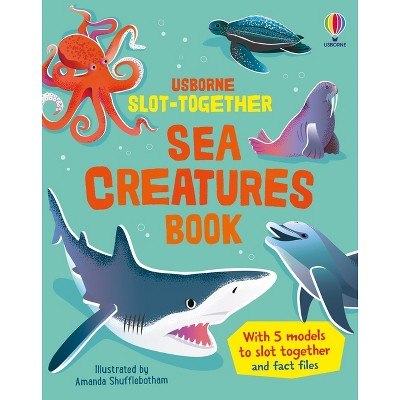 Slot-Together Sea Creatures Book - by  Abigail Wheatley (Board Book)