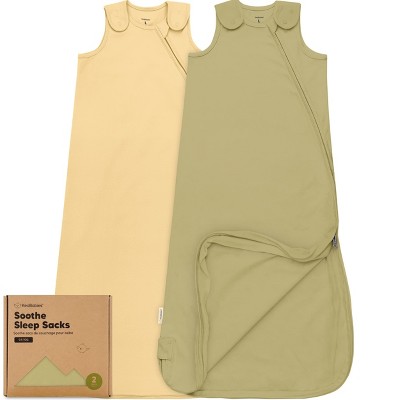 KeaBabies 2-Pack Sleep Sacks for Babies, Soothe Sleeping Sack Wearable Blanket, Infant, Toddler, Newborn Swaddle Sack