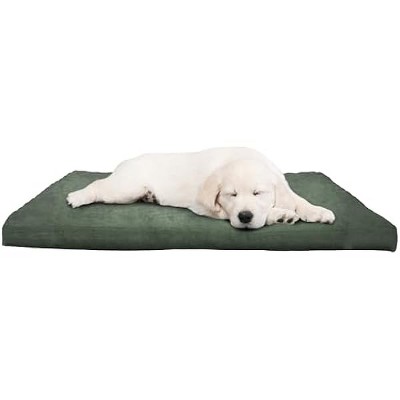 PETMAKERDog Bed with Removable Cover a€¡° 44x35 Pet Bed - 3-Inch Egg Crate Style Foam Orthopedic Dog Bed, Microsuede, and Non-Slip Crate Pad (Forest)