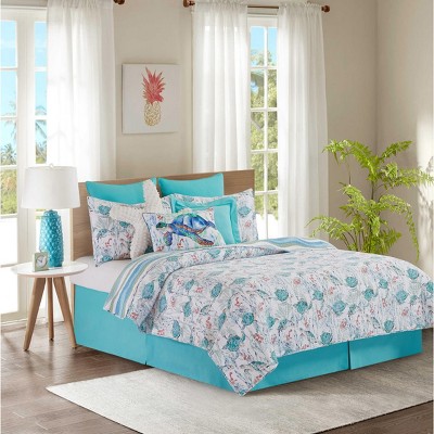 C&F Home Sea Turtle Cove Cotton Quilt Set  - Reversible and Machine Washable