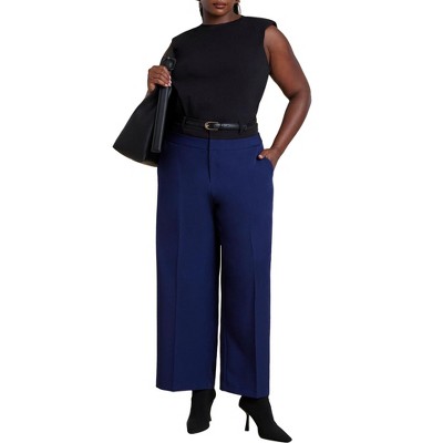 ELOQUII Double Waistband Trouser