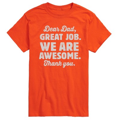 Men's - Instant Message - Dear Dad Great Job Short Sleeve Graphic T-Shirt