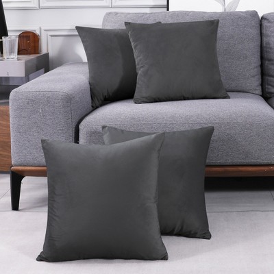 Deconovo Holland Velvet Cushion Covers Decorative Pillow Cases Set of 4