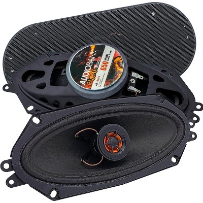 Audiobank AB410S 4x10 Inches 650 Watt Max Power 2-Way Car Audio Stereo Coaxial Speaker (1 Pair) - 2 Speakers