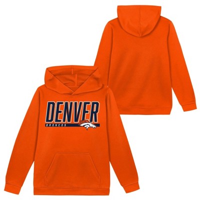 NFL Denver Broncos Boys' Performance Hooded Sweatshirt