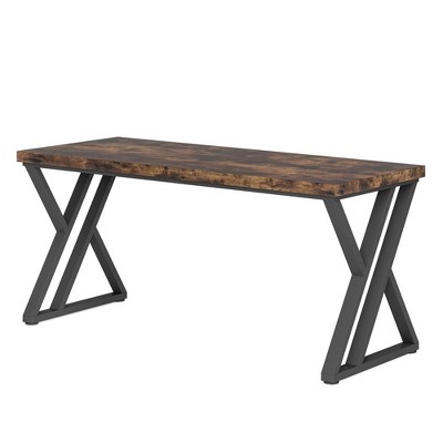 Resenkos Computer Desk, Gaming Desk,Heavy-Duty Computer Desk, 55" Simple Study Desk Writing Table,