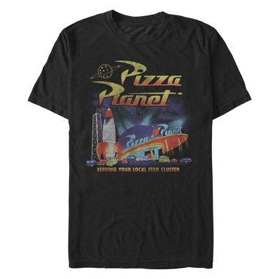 Men's Toy Story Pizza Planet Local Star Cluster T-Shirt