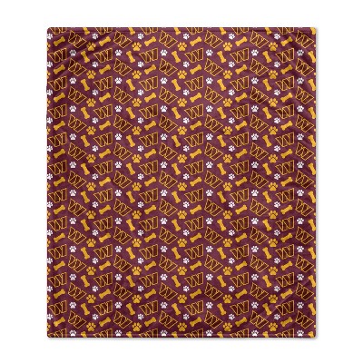 NFL Washington Commanders Bones Repeat Pet Blanket
