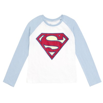 DC Comics Justice League Girls Long Sleeve T-Shirt Little Kid to Big