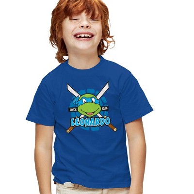 Teenage Mutant Ninja Turtles Leonardo Since 1984 Youth T Shirt, Royal Blue