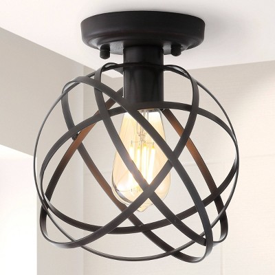 8.5" Metal Alba Orb Flush Mount (Includes Energy Efficient Light Bulb) - JONATHAN Y