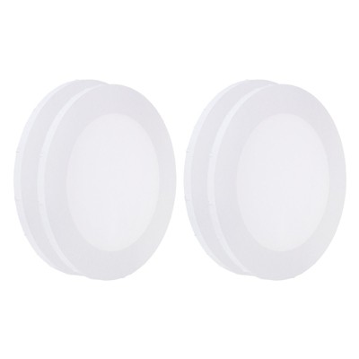 Unique Bargains Blank Art Canvas Panels 4 Pcs White