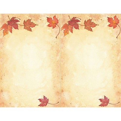 25ct Invitations Fall Leaves
