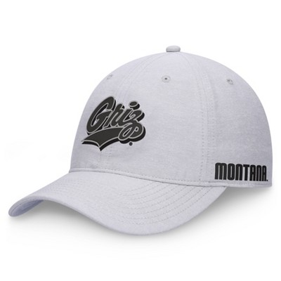 NCAA Montana Grizzlies Unstructured Chambray Cotton Hat: Adjustable Lightweight Adult Cap
