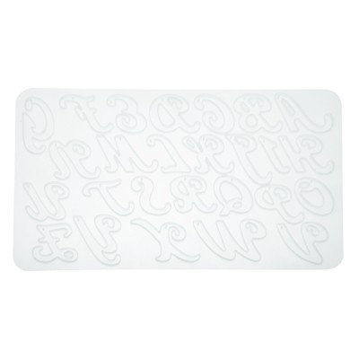 Unique Bargains Craft Activity Kits Large Alphabet Resin Mould with Hole