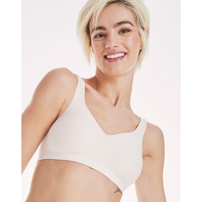 Hanes Comfort Evolution Women’s Wireless T-Shirt Bra with SmoothTec Band