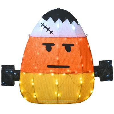 National Tree Company 24" Pre-Lit Candy Corn Frankenstein