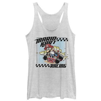 Women's Nintendo Mario Kart Racing Frame Racerback Tank Top