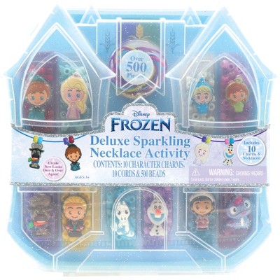 Tara Toy Deluxe Sparkling Necklace Set - Disney Frozen 2, 520pc DIY Jewelry Kit